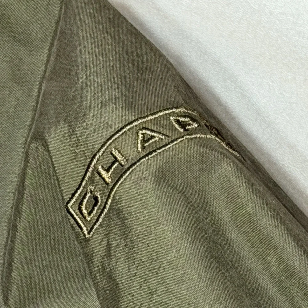 Chaps NA054 Mens XL Full Zip Fleece Lined Hidden Hood Winter Jacket Brown C15914